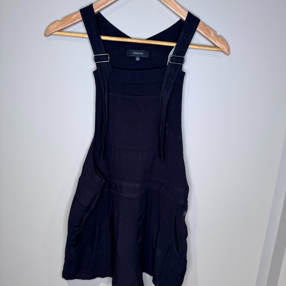 Talula (Aritzia) - Black Overall Romper - Size Medium